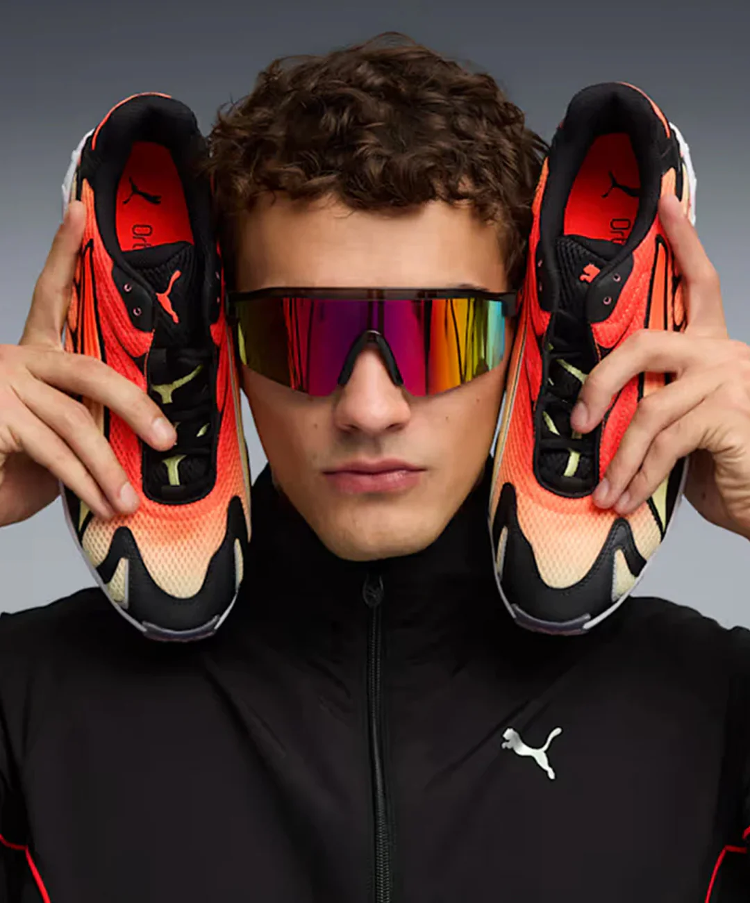 PUMA | INHALE { GLOWING RED-PUMA BLACK - Image 2
