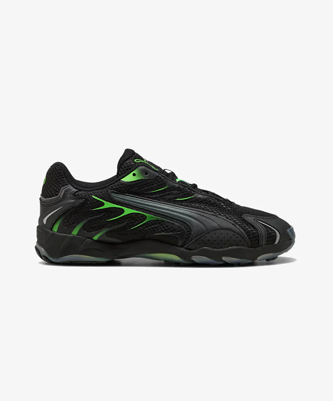 PUMA | INHALE LIGHTWEIGHT CASUAL { PUMA BLACK/GREEN GLARE