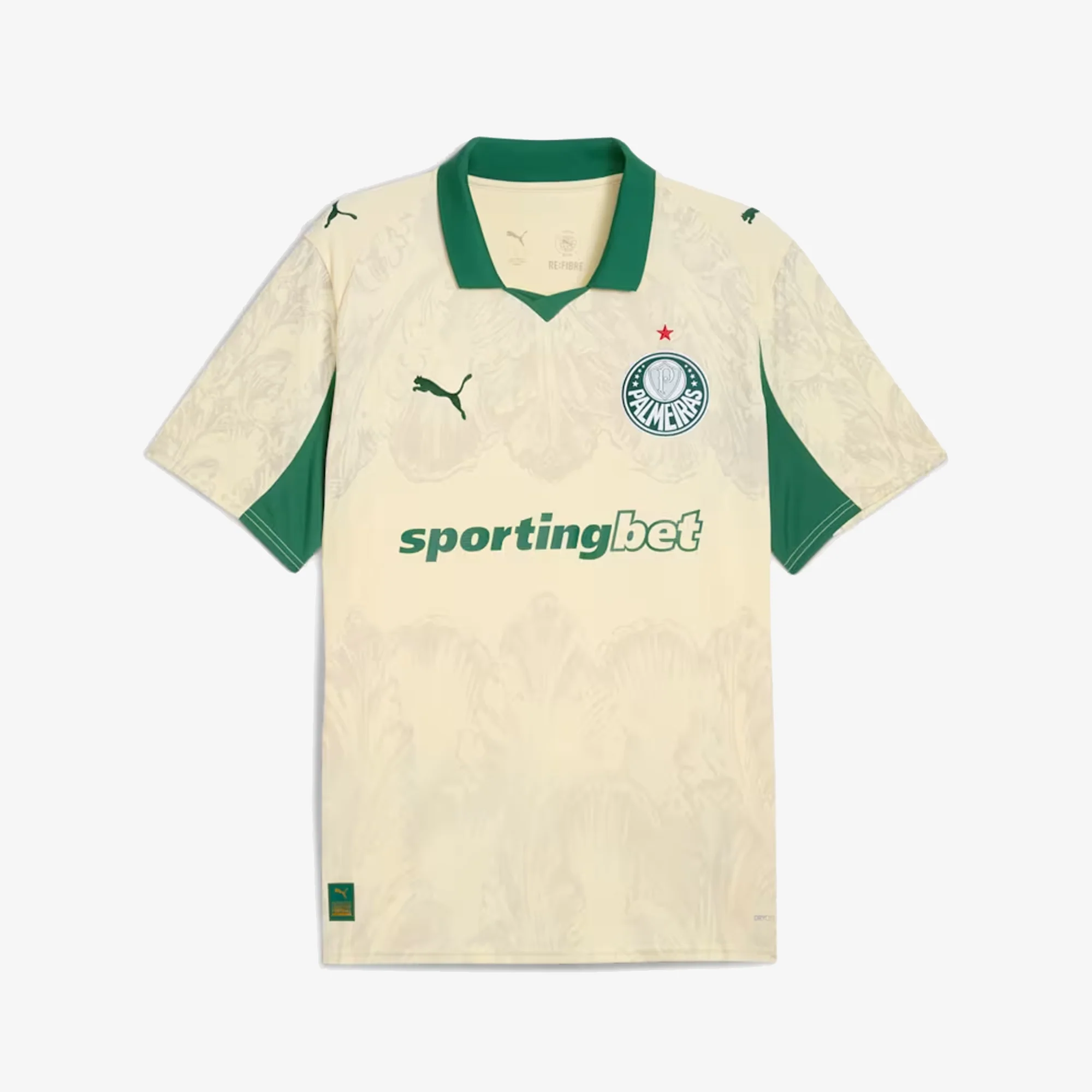 PUMA | KIDSUPER x SE PALMEIRA JERSEY { CREAM - Image 3