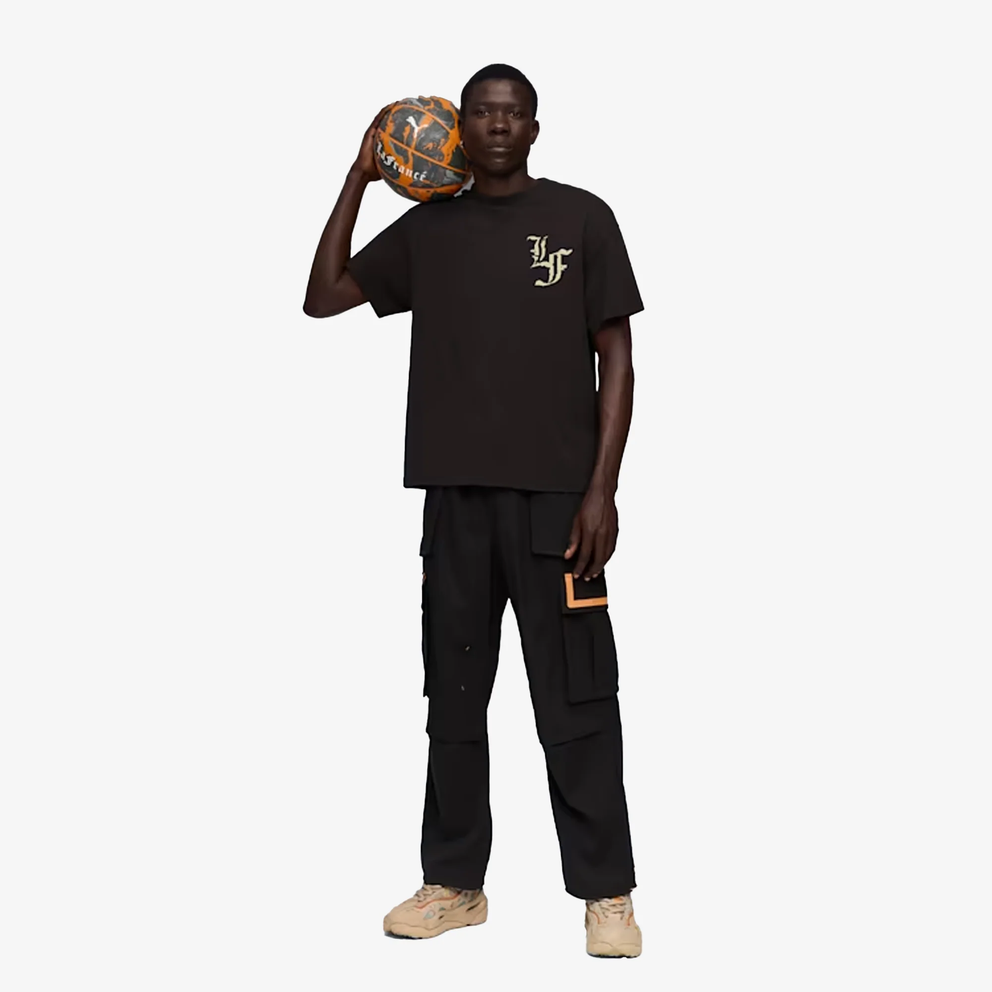 PUMA | LAFRANCÉ HEEM OVERSIZED TEE II { BLACK - Image 5