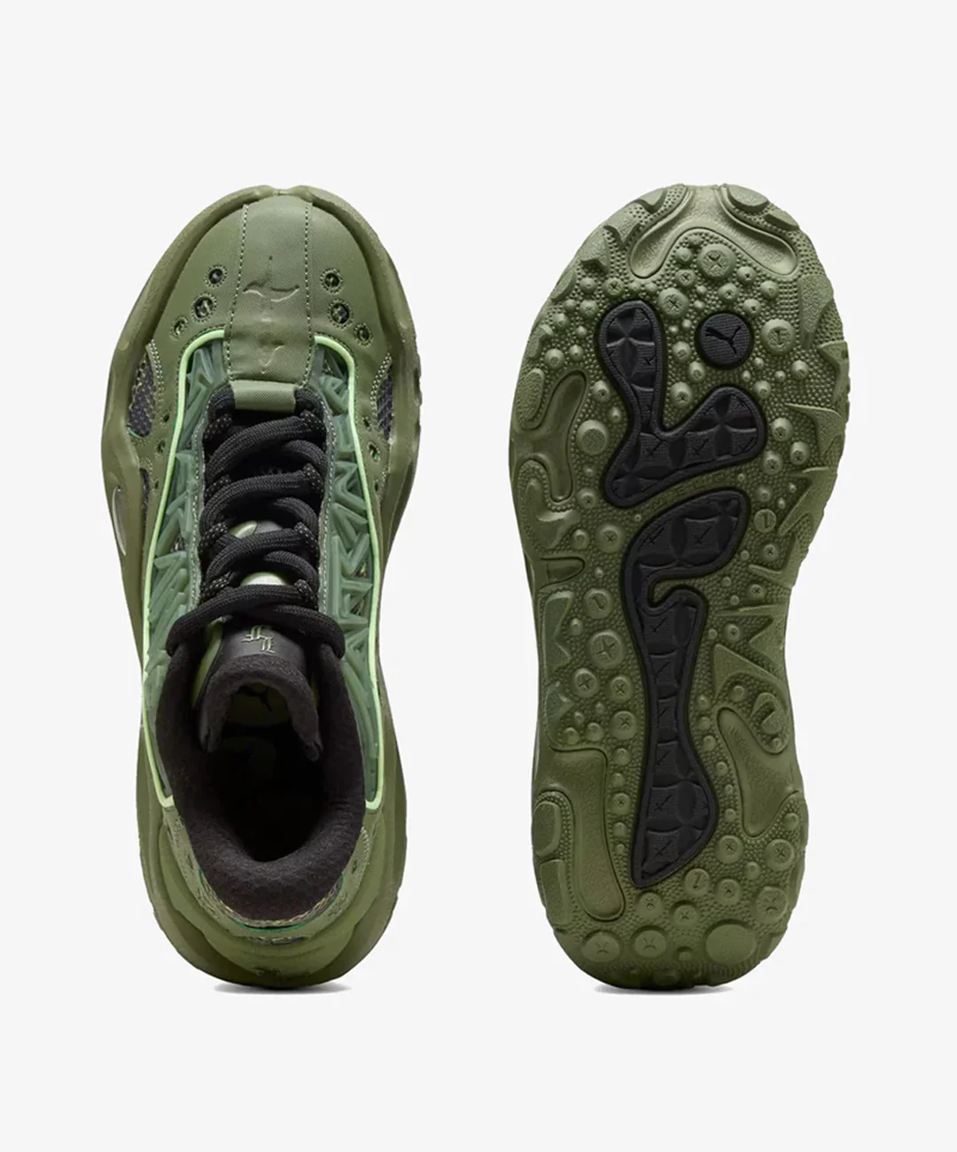 PUMA | LAFRANCÉ RNR CAMO { AVOCADO/GREEN-FIZZY LIGHT - Image 2