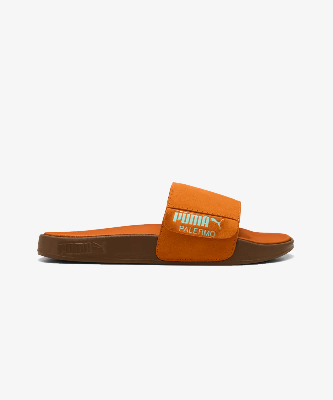 Puma | LEADCAT 2.0 PALERMO FOIL SLIDES { VERMILLION MINT/JELLY GUM