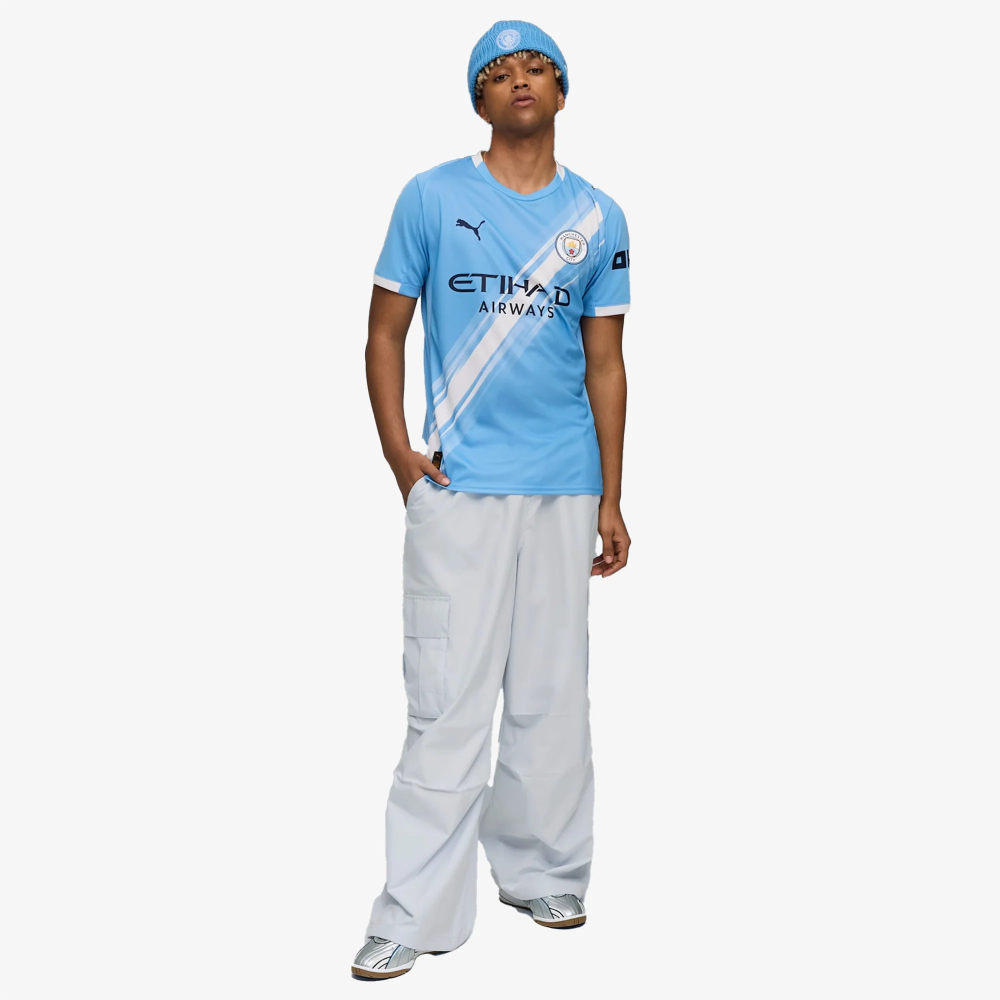 PUMA | MANCHESTER CITY 25/26 HOME REPLICA JERSEY { LIGHT BLUE - Image 6