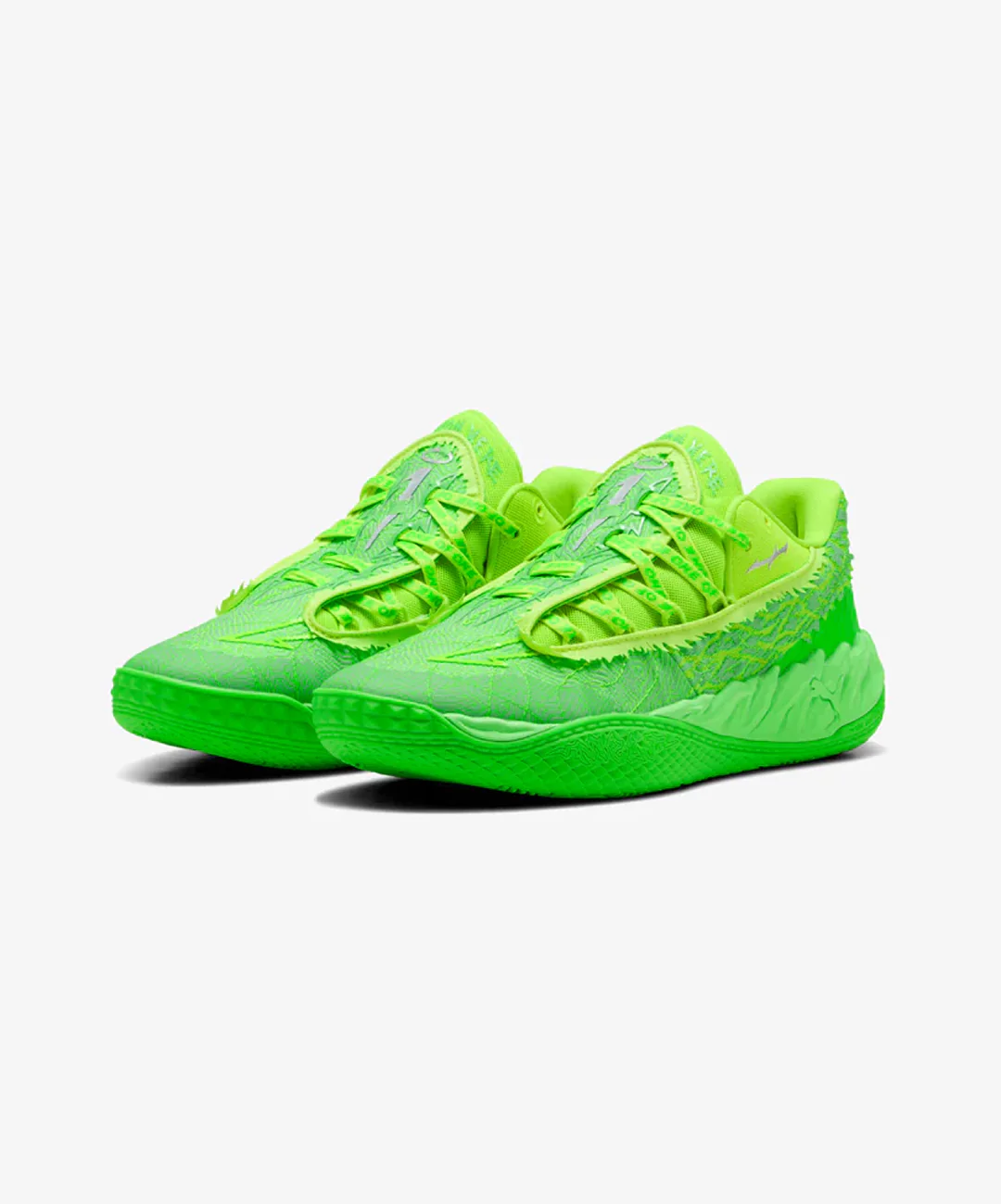 PUMA | MB.05 LO FLOURISH { FLURO GREEN PES/ FLURO YELLOW PES - Image 3