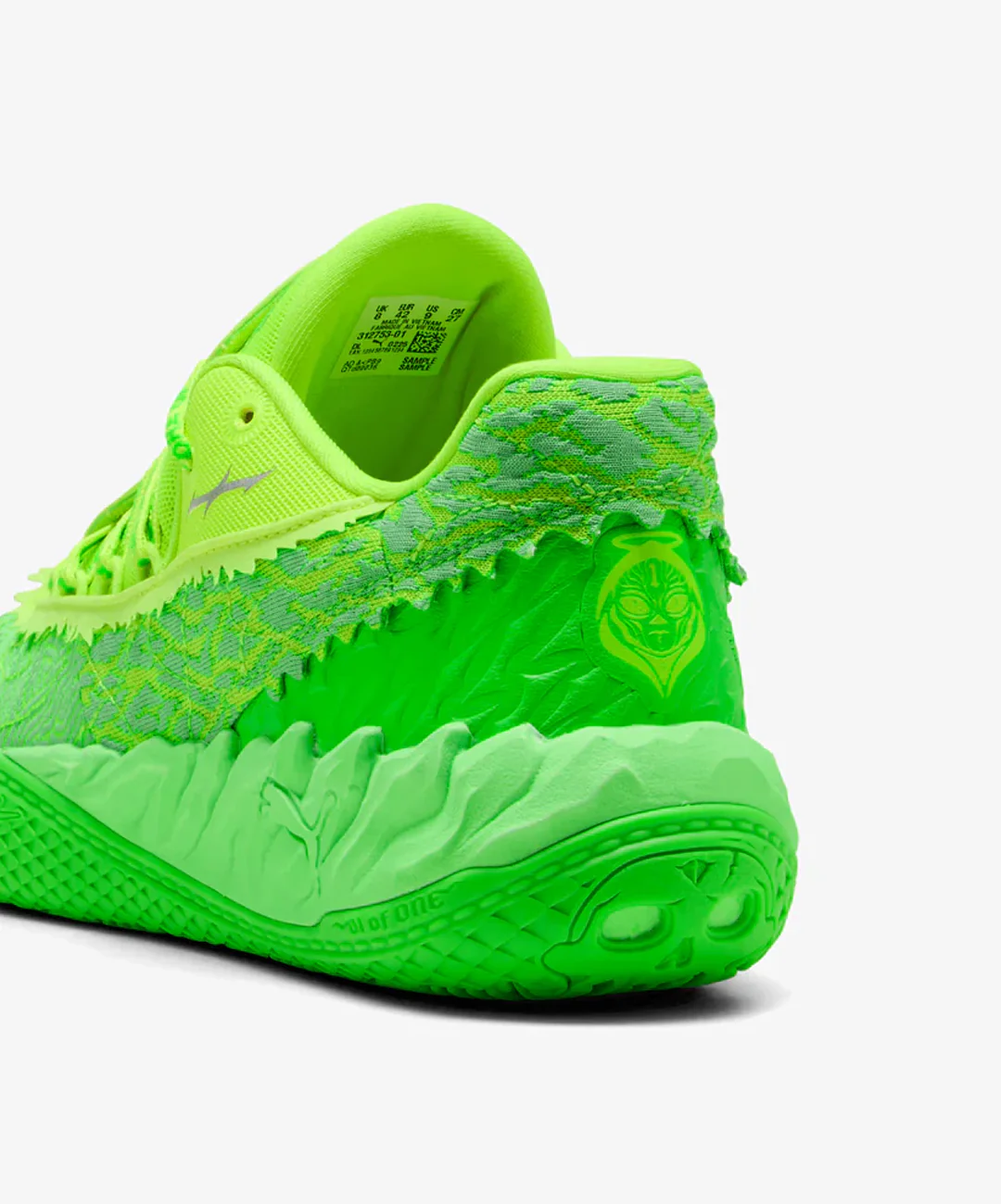 PUMA | MB.05 LO FLOURISH { FLURO GREEN PES/ FLURO YELLOW PES - Image 5