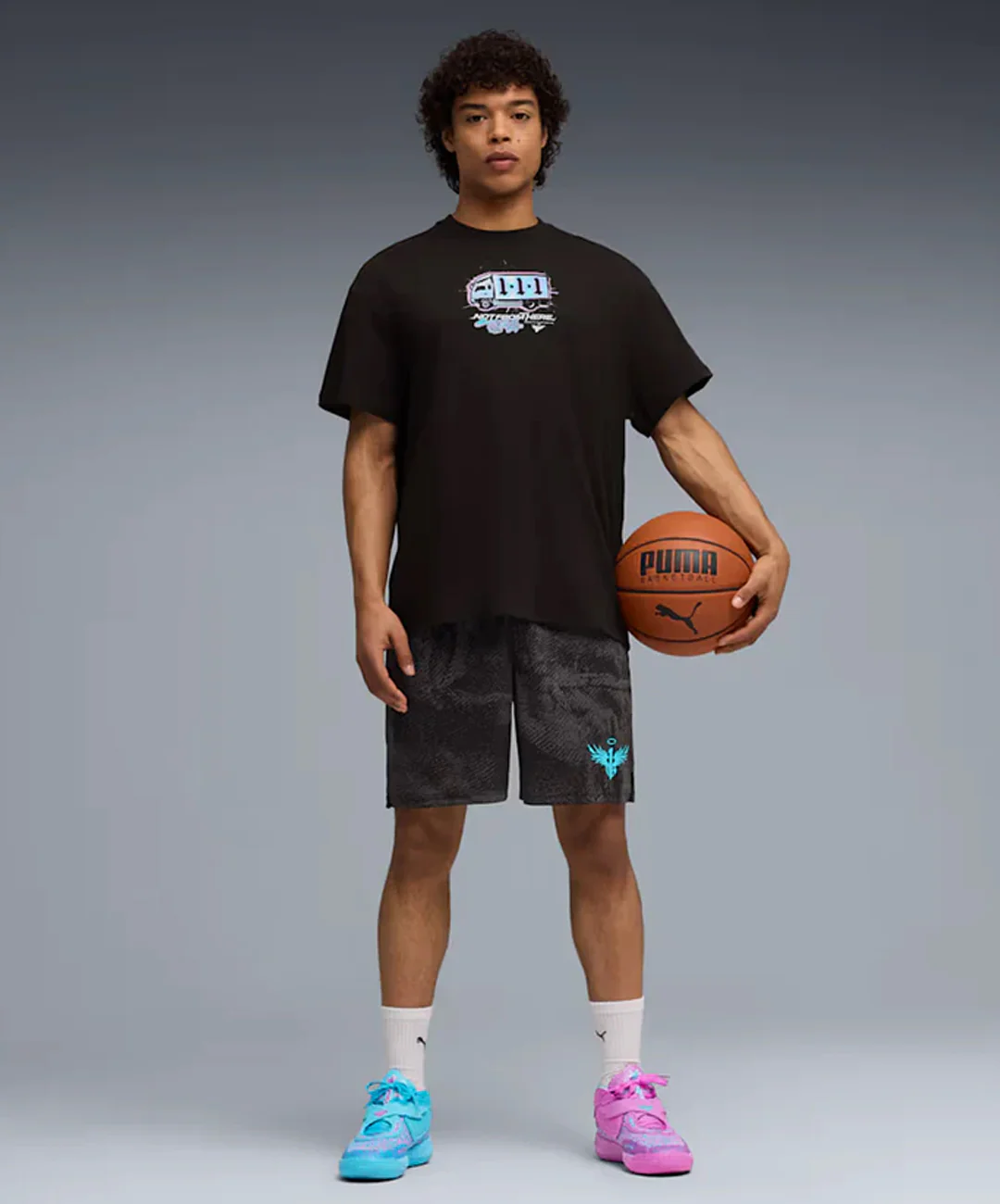 PUMA | MELO X HIVE TEE { PUMA BLACK - Image 5