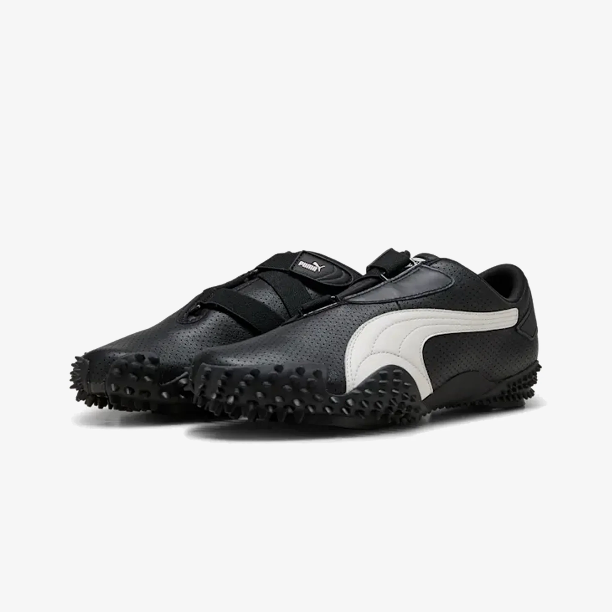 PUMA | MOSTRO PERFORATED { BLACK/WHITE - Image 4
