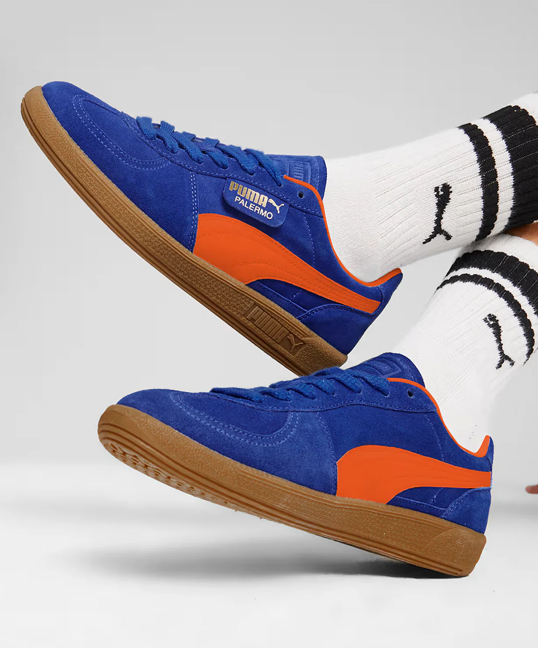 PUMA | PALERMO CLASSIC COMFORT LOW { BLUE-FLAME FLICKER-GUM - Image 6