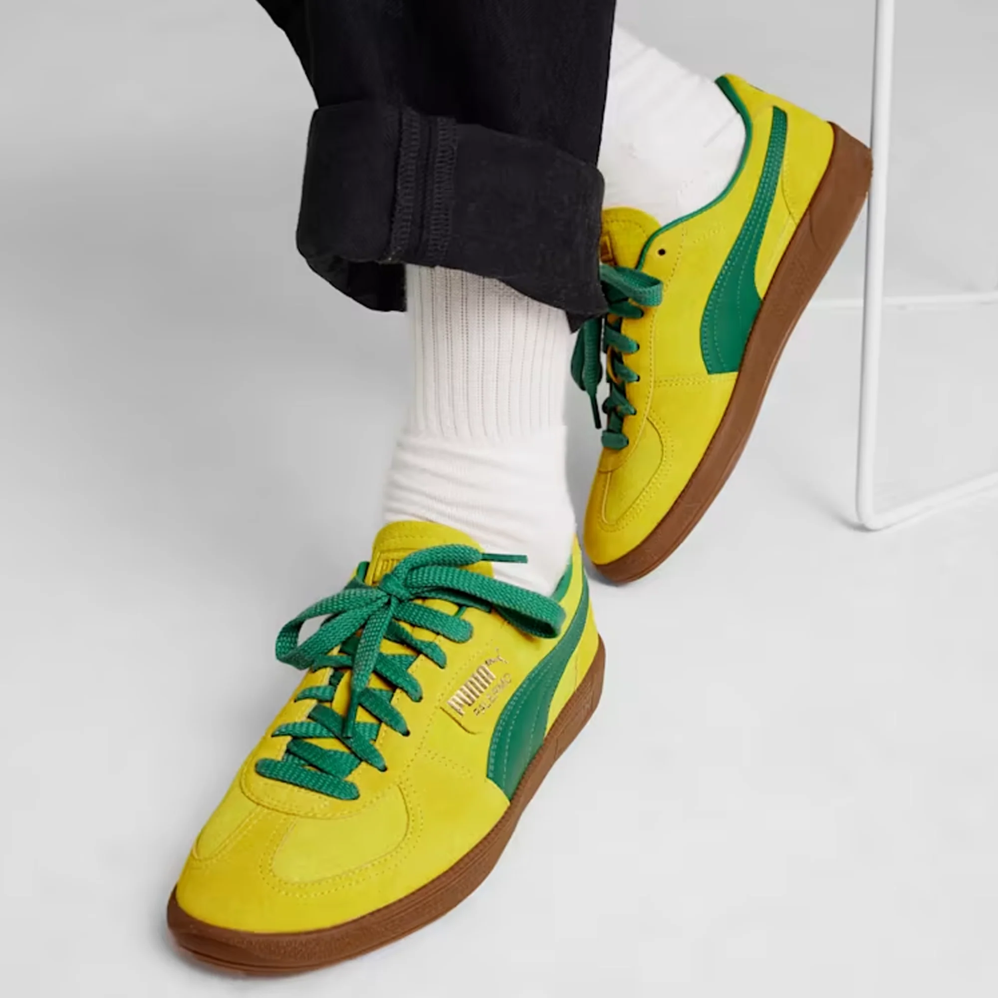 PUMA | PALERMO CLASSIC COMFORT LOW BOOT { PELE YELLOW-GREEN - Image 3