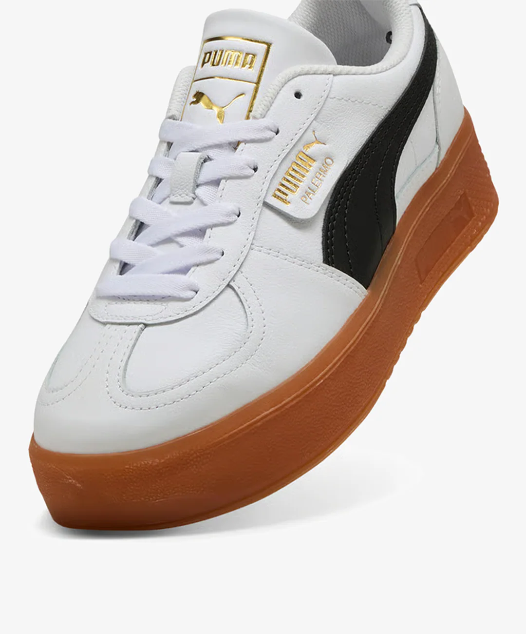 PUMA | PALERMO ELEVATA LEATHER { WHITE-GUM - Image 4