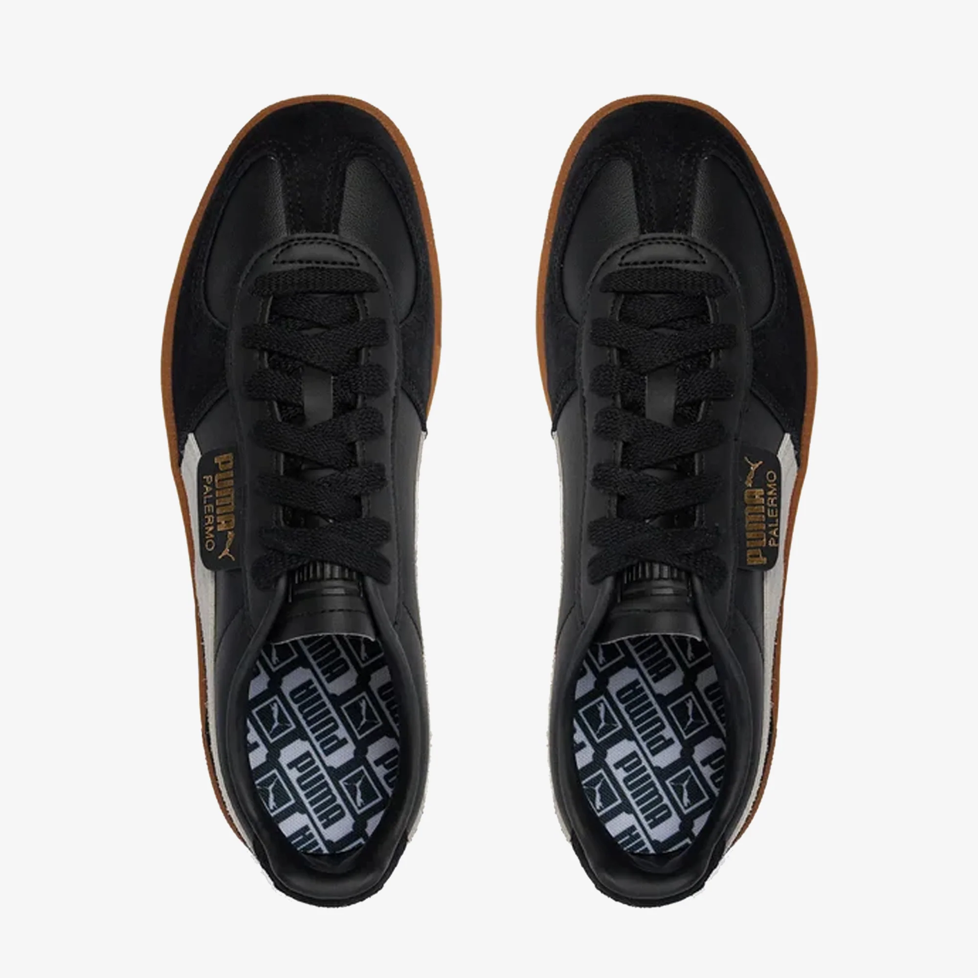 PUMA | PALERMO LEATHER { BLACK/GRAY - Image 2