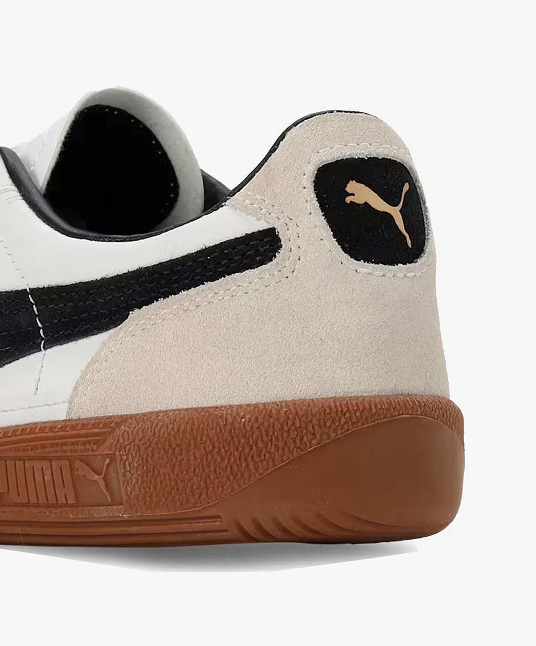 PUMA | PALERMO LTH { PUMA WHITE-VAPOR GRAY-GUM - Image 6