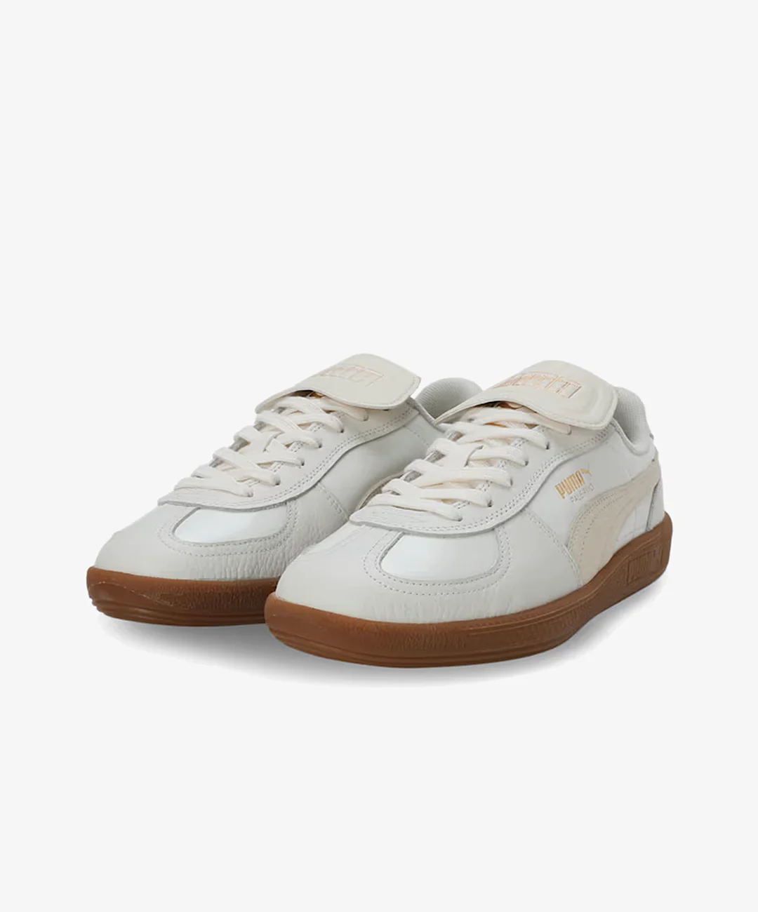 PUMA | PALERMO PREMIUM LEATHER { WARM WHITE/ALPINE SNOW - Image 3