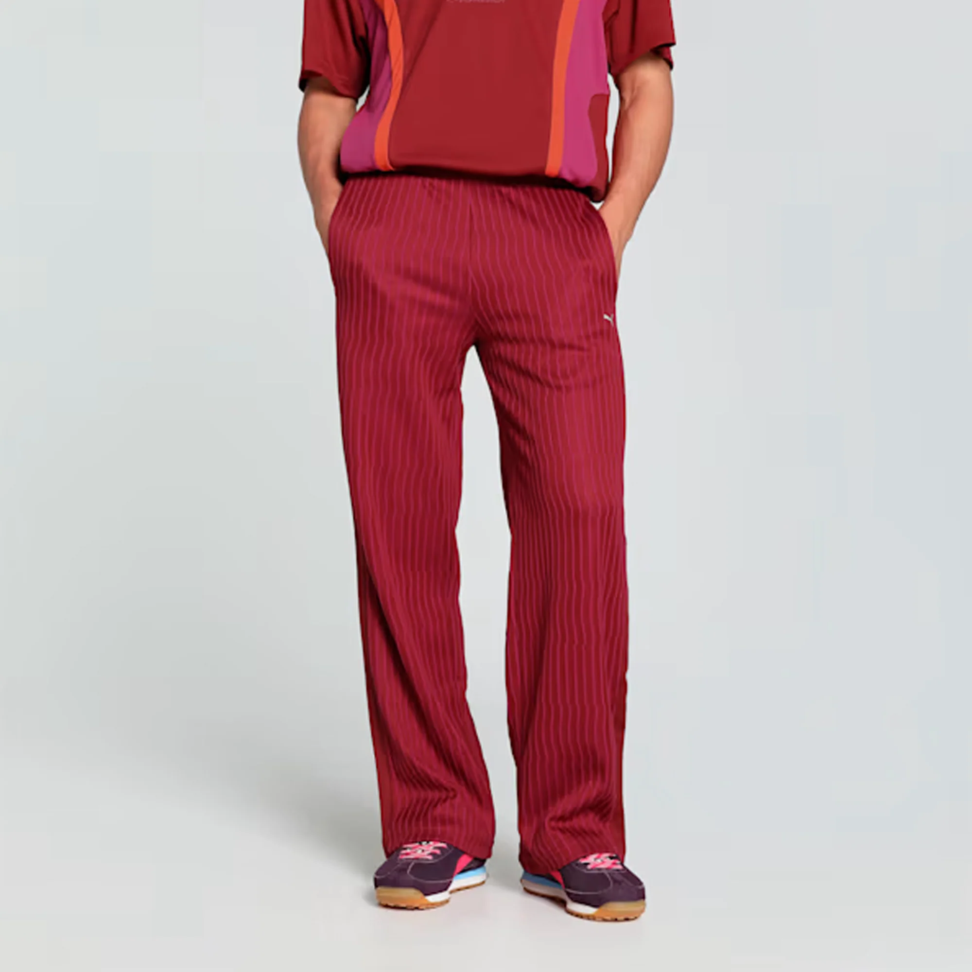 PUMA | PLAYERS LANE T7 PANTS { RED - Image 6