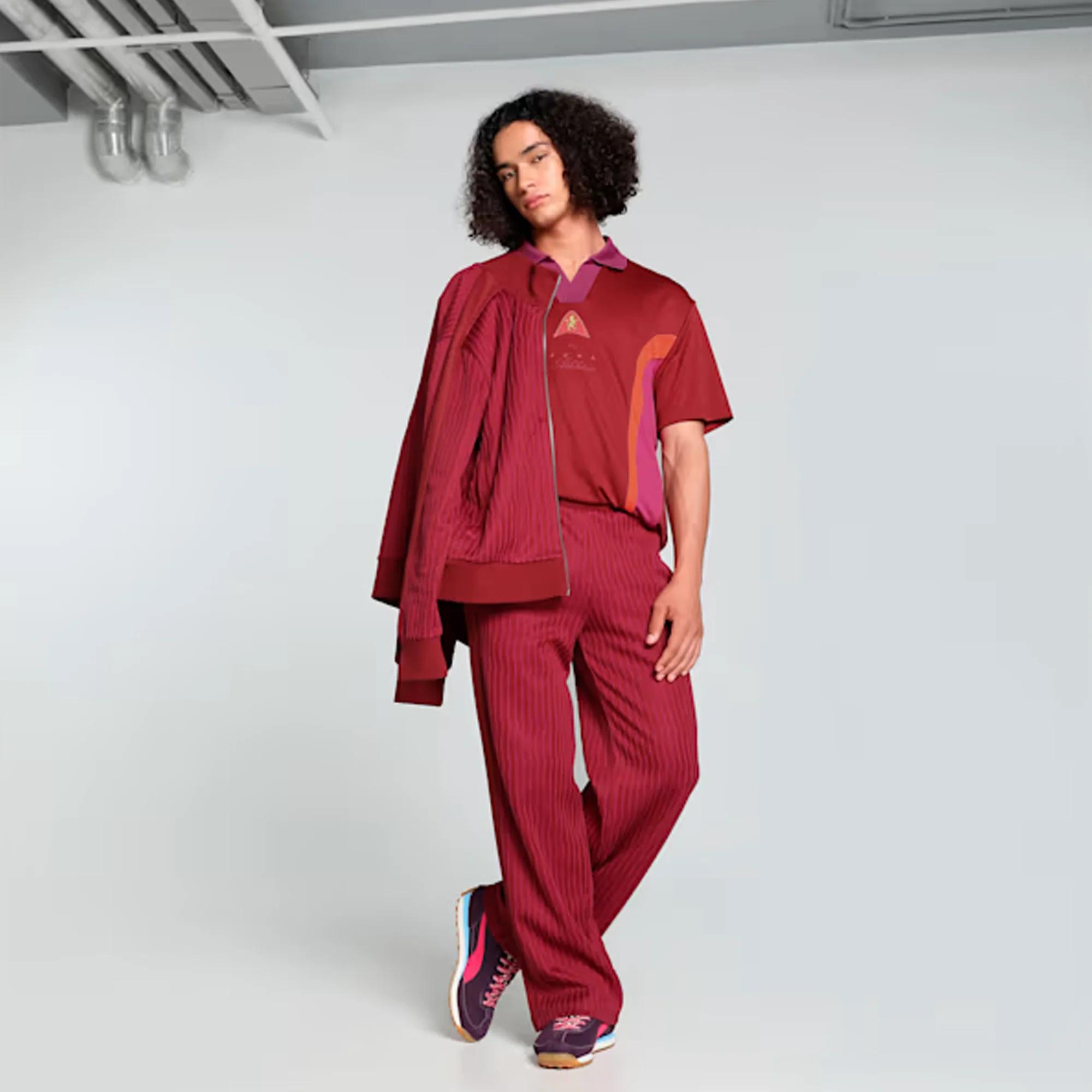 PUMA | PLAYERS LANE T7 PANTS { RED - Image 7