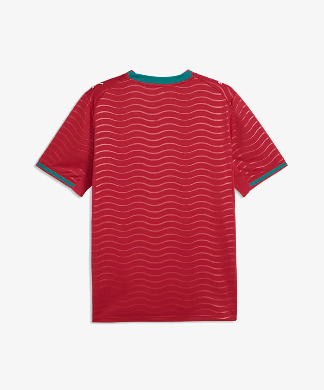 PUMA | PORTUGAL HOME SOCCER JERSEY { CLUB RED/GREEN LAGOON - Image 2