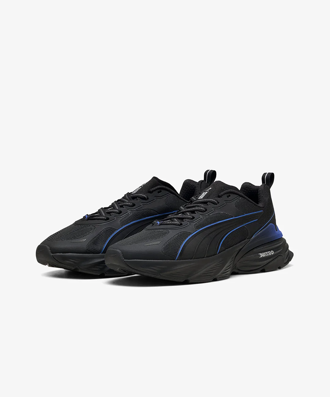 PUMA | PUMA FADE NITRO V2 { PUMA BLACK/ROYAL SAPPHIRE - Image 3