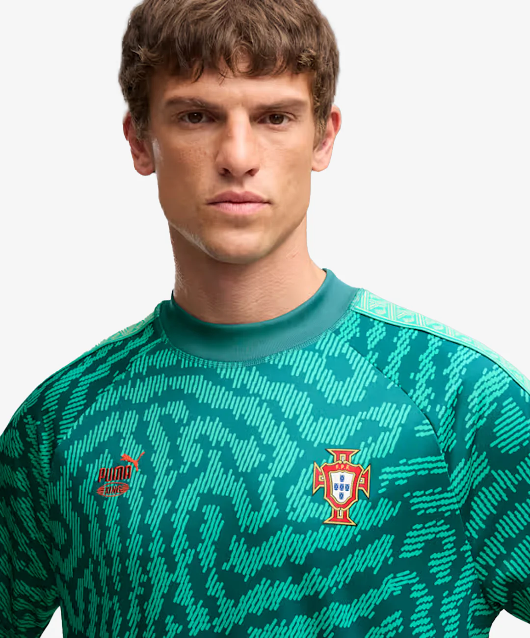 PUMA | PUMA x PORTUGAL x SALEHE BEMBURY JERSEY { VIBRANT GREEN - Image 3