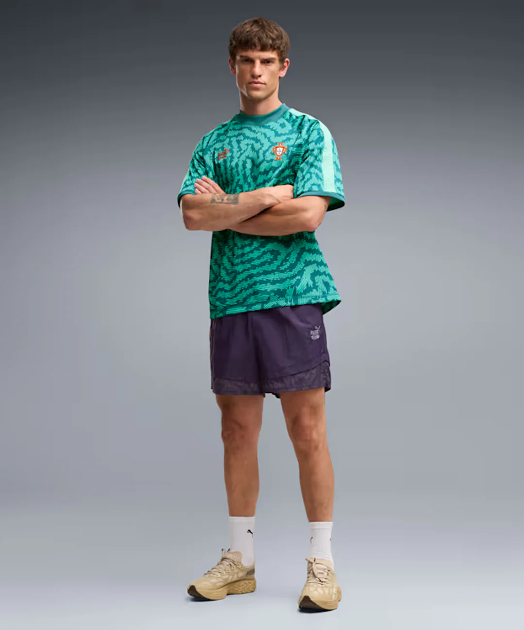 PUMA | PUMA x PORTUGAL x SALEHE BEMBURY JERSEY { VIBRANT GREEN - Image 7