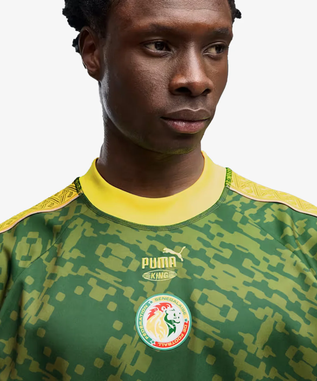 PUMA | PUMA x SENEGAL x SALEHE BEMBURY KING JERSEY { OLIVE GREEN - Image 3