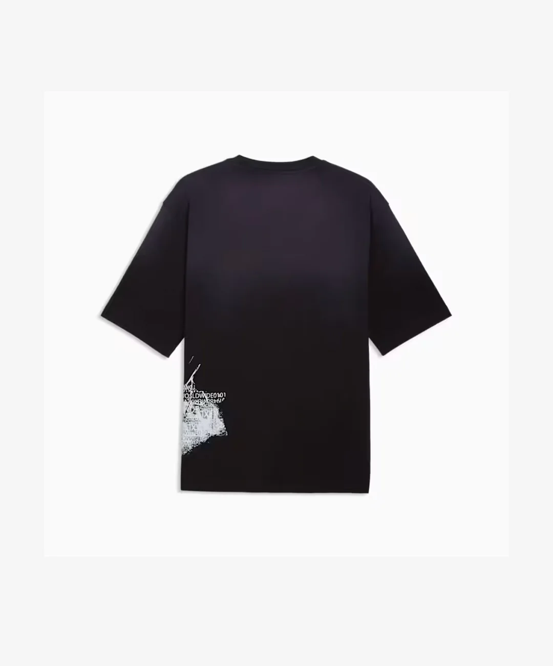PUMA | PUMATECH-X WASHED BOXY TEE { PUMA BLACK/WHITE - Image 4
