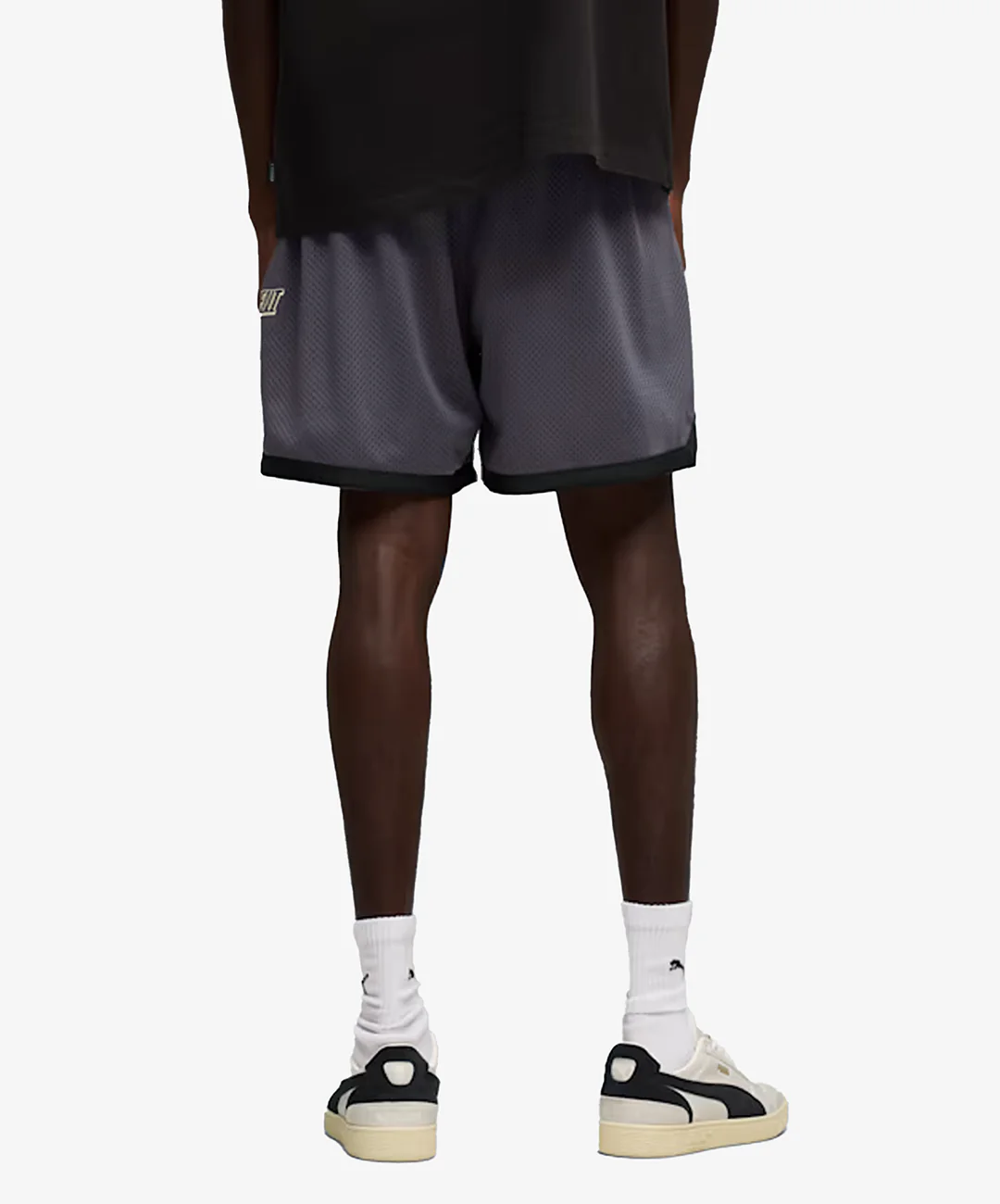 PUMA | REPRESENT OVERSIZED SHORTS { GALACTIC GRAY - Image 2