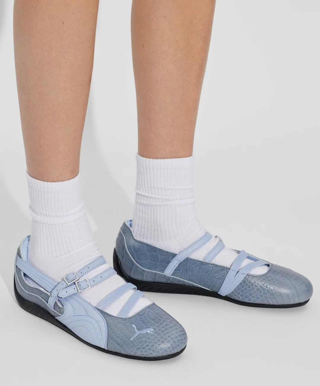 PUMA | SPEEDCAT BALLET CROC { SNOW MOUNTAIN BLUE/PUMA BLACK - Image 5
