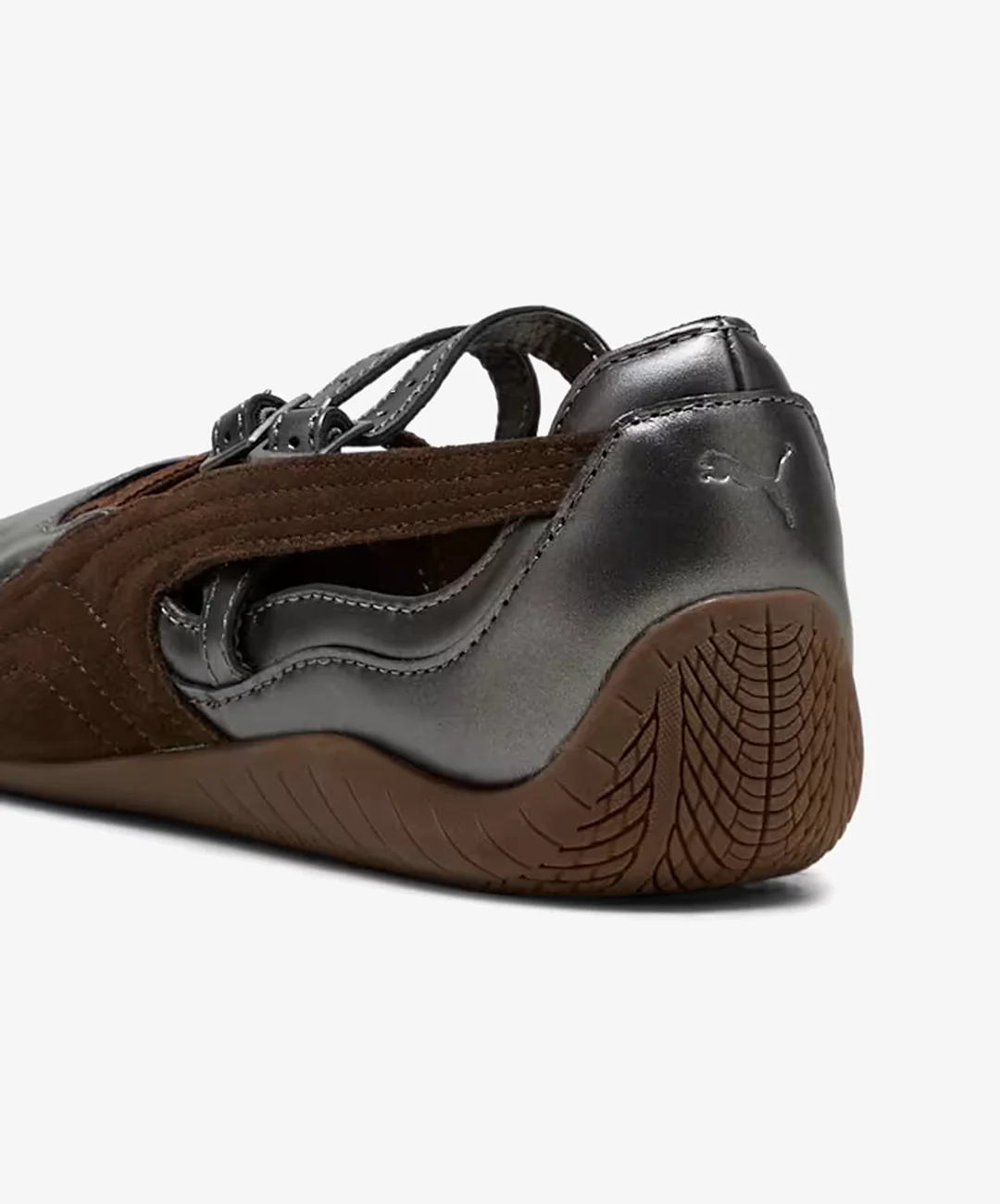 PUMA | SPEEDCAT BALLET LUX METALLIC LEATHER { CHOCOLATE-GUM - Image 3