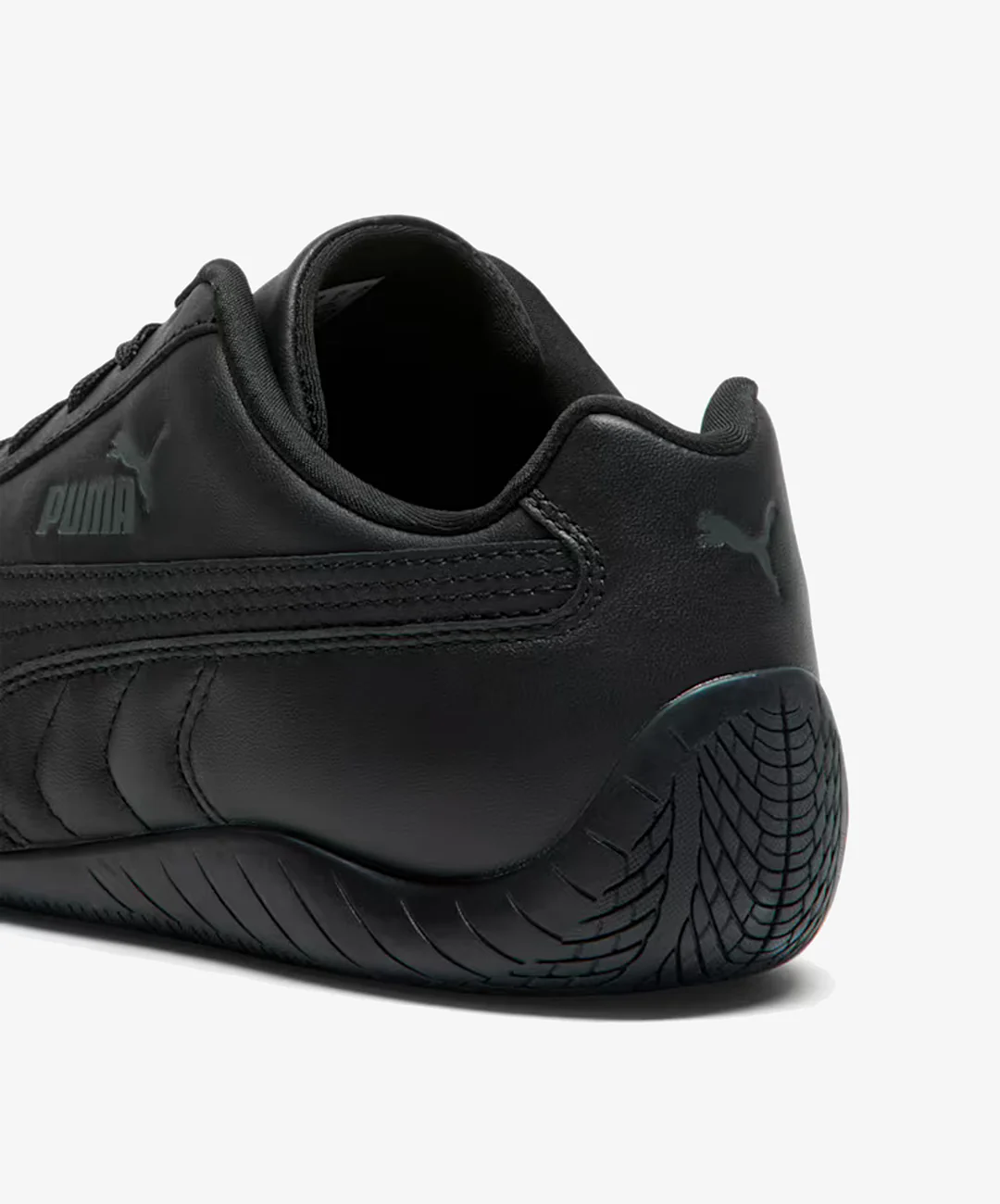 PUMA | SPEEDCAT FULL LEATHER { BLACK/SHADOW GRAY - Image 5
