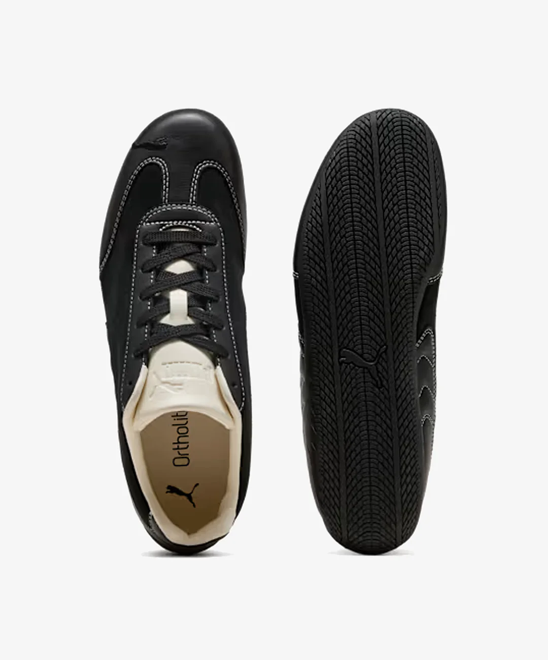 PUMA | SPEEDCAT ICON { PUMA BLACK-FROSTED IVORY - Image 5