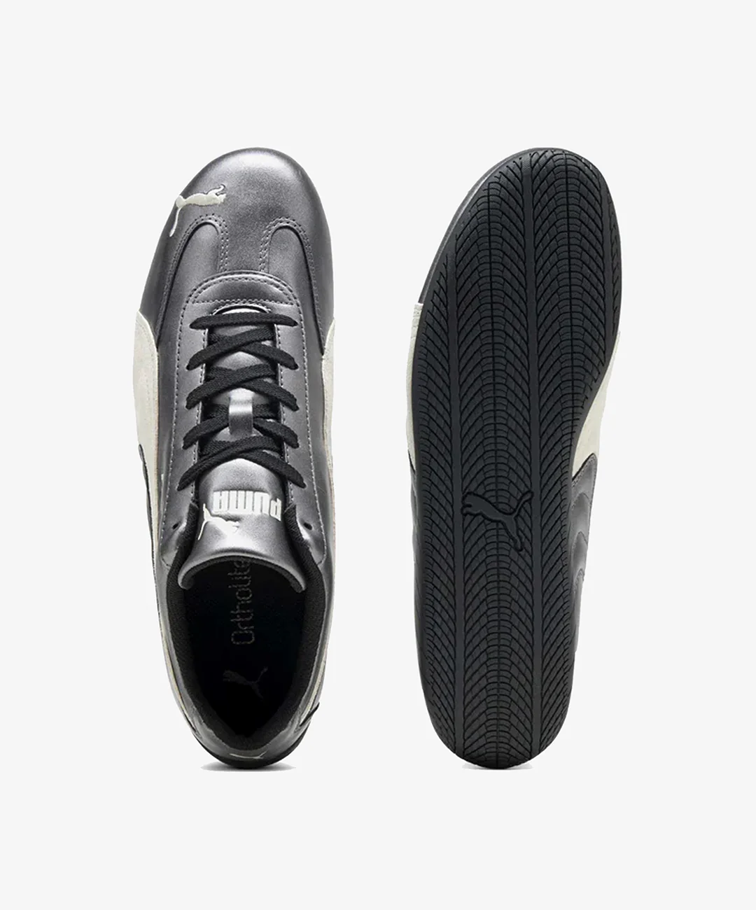PUMA | SPEEDCAT { METALLIC BLACK / WARM WHITE - Image 2