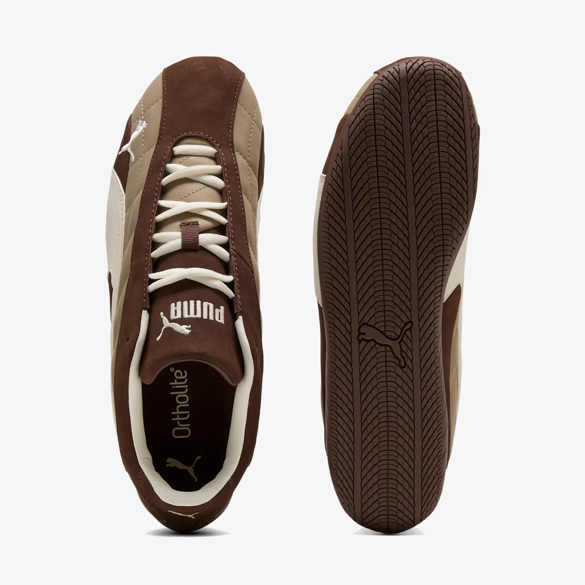 PUMA | SPEEDCAT PLUS { ESPRESSO BROWN-WARM WHITE - Image 6