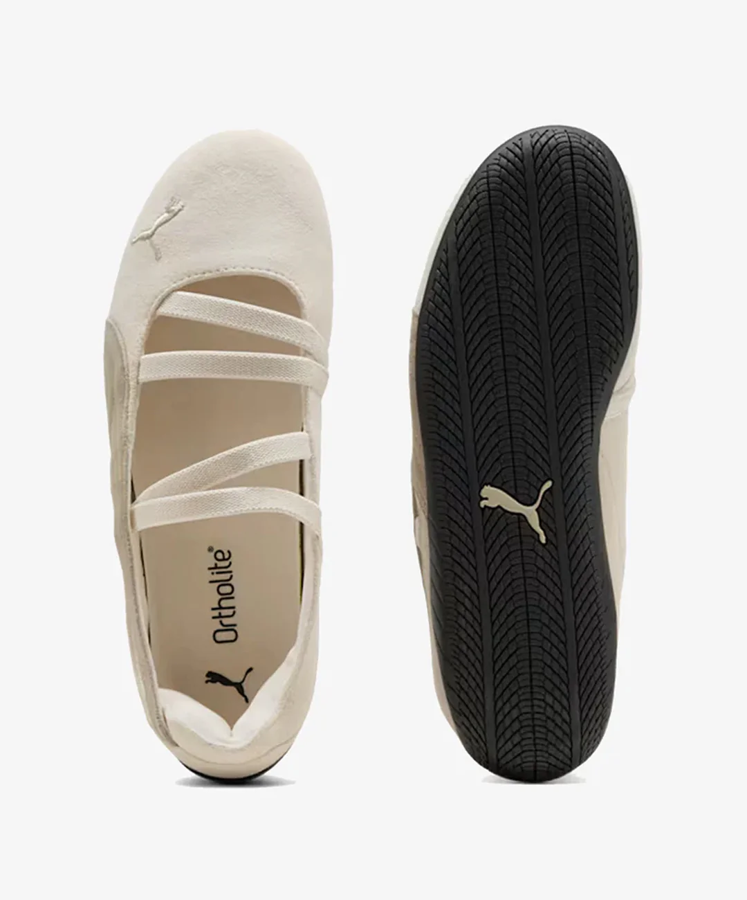 PUMA | SPEEDCAT SUEDE BALLET { ALPINE SNOW-BLACK - Image 5