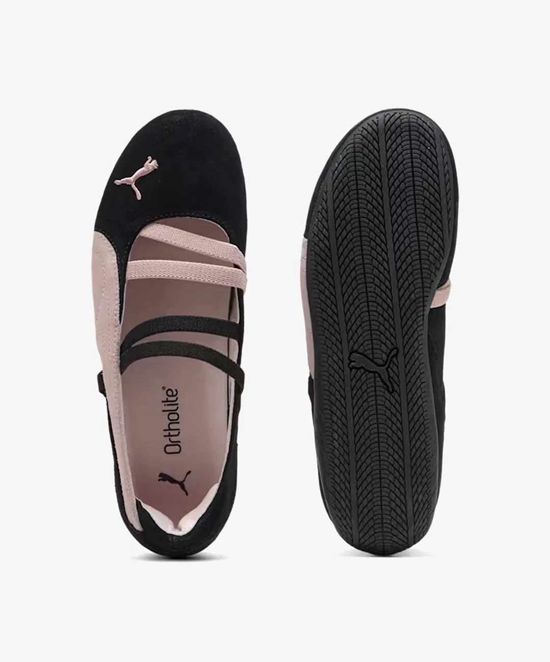 PUMA | SPEEDCAT SUEDE BALLET { PUMA BLACK-MAUVE MIST - Image 2