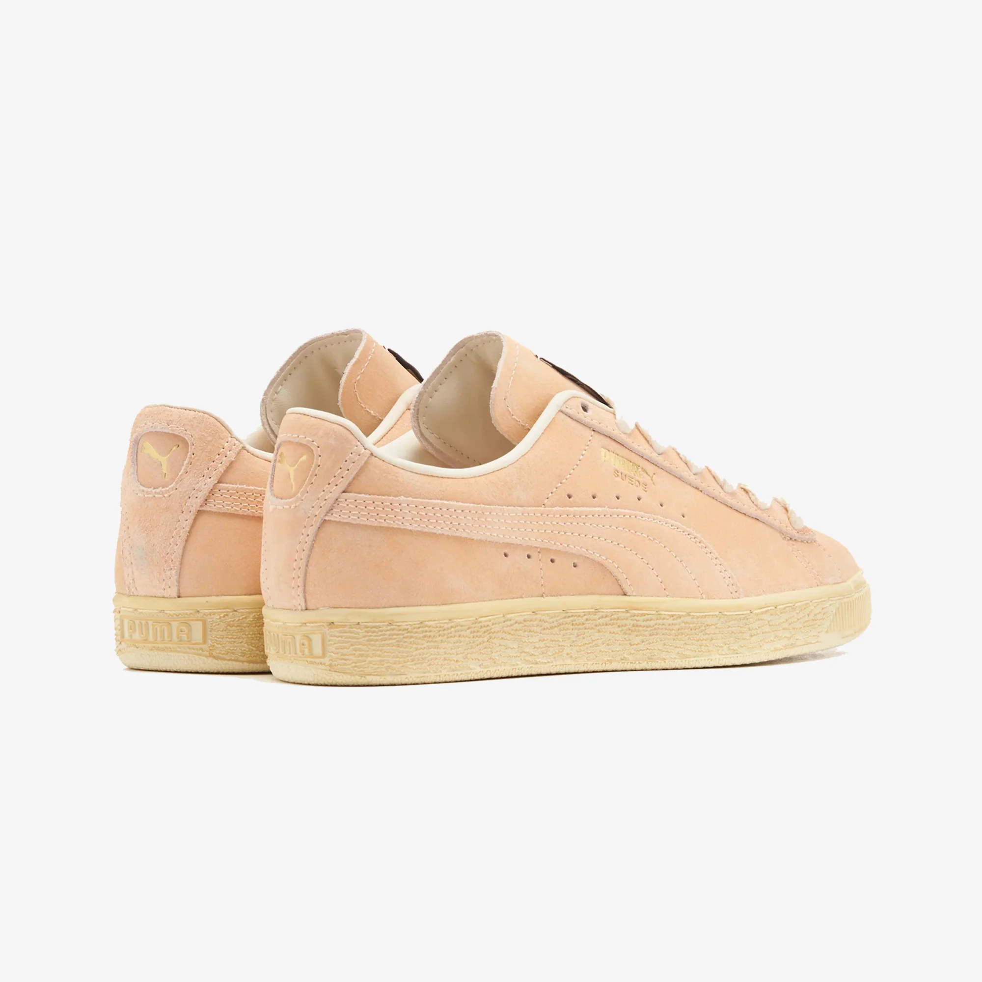 PUMA | SUEDE FADED { BRIGHT MELON-FROSTED IVORY - Image 3