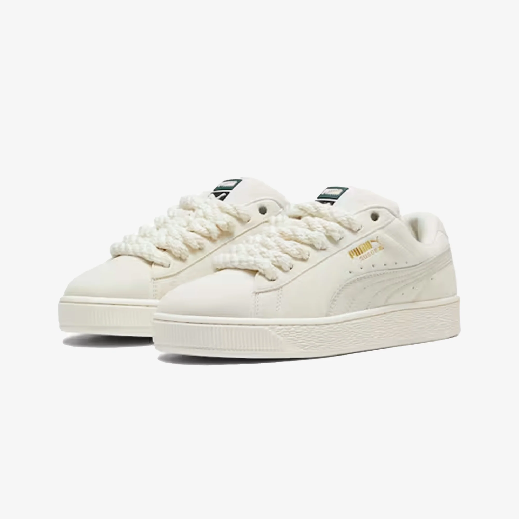 PUMA | SUEDE XL ROPE { FROSTED LVORY-VAPOR GRAY - Image 4