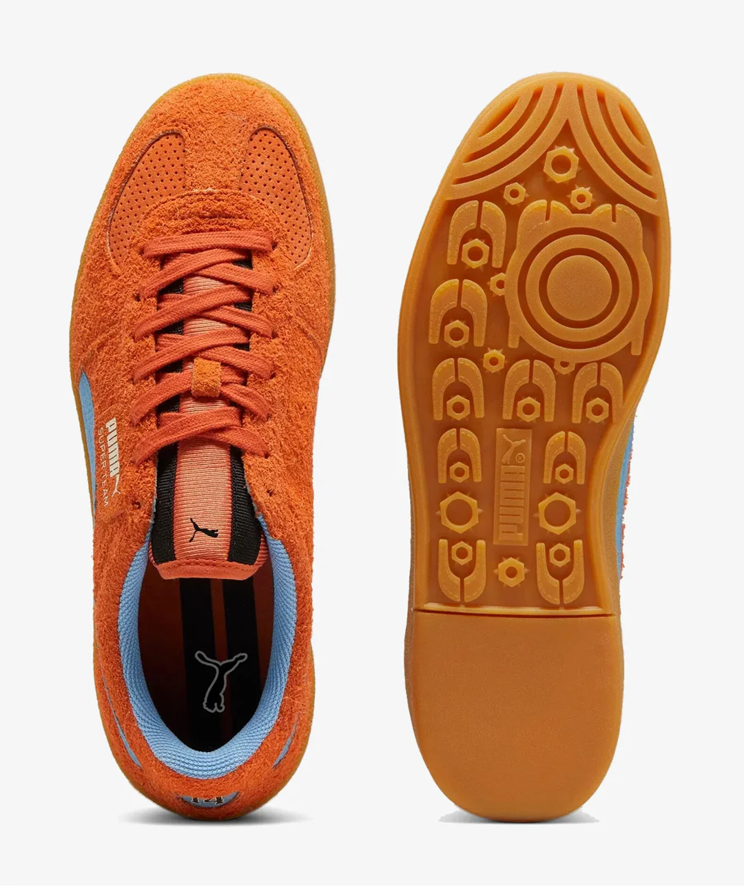 PUMA | SUPER TEAM NO 14 { FLAME FLICKER/TEAM LIGHT BLUE - Image 2