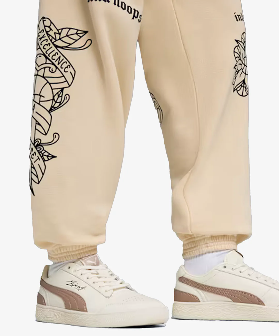 PUMA | SWISH N' INK RELAXED BASKETBALL SWEATPANTS { CANVAS - Image 6
