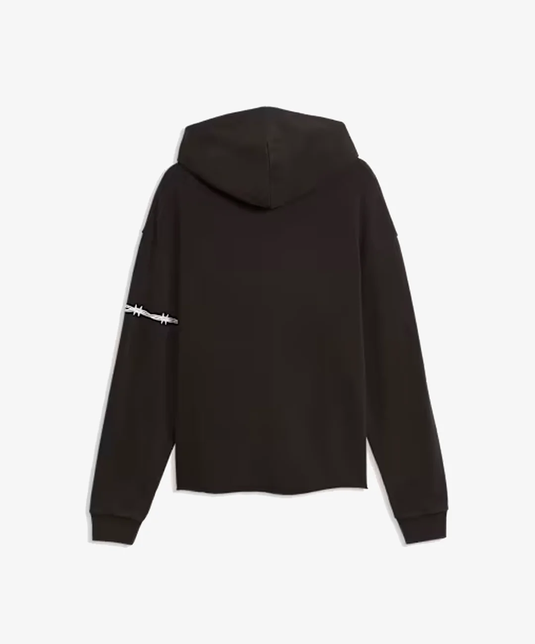 PUMA | SWISH N' INK RELAXED FIT GRAPHIC BASKETBALL HOODIE II { BLACK - Image 4