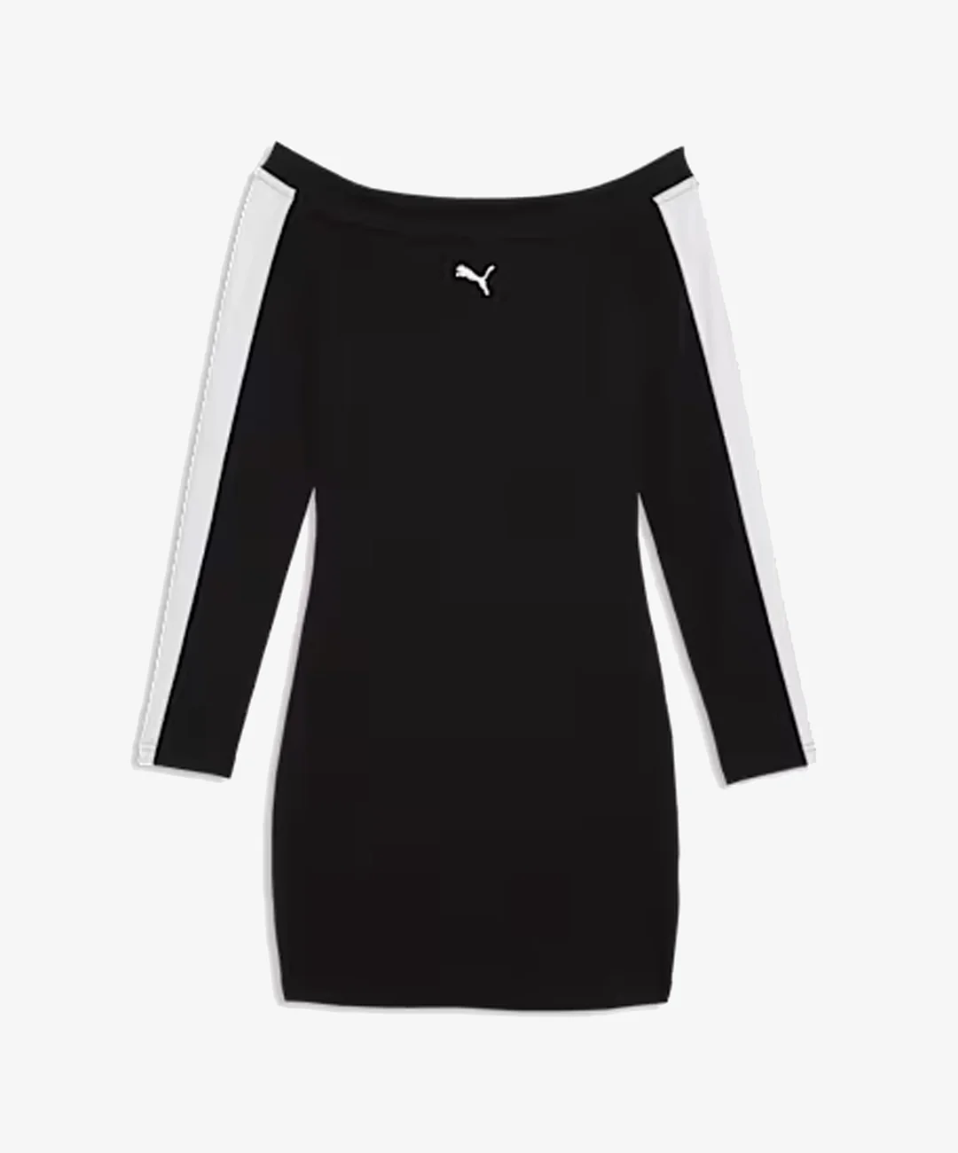 PUMA | T7 LONG SLEEVE DRESS { PUMA BLACK - Image 3