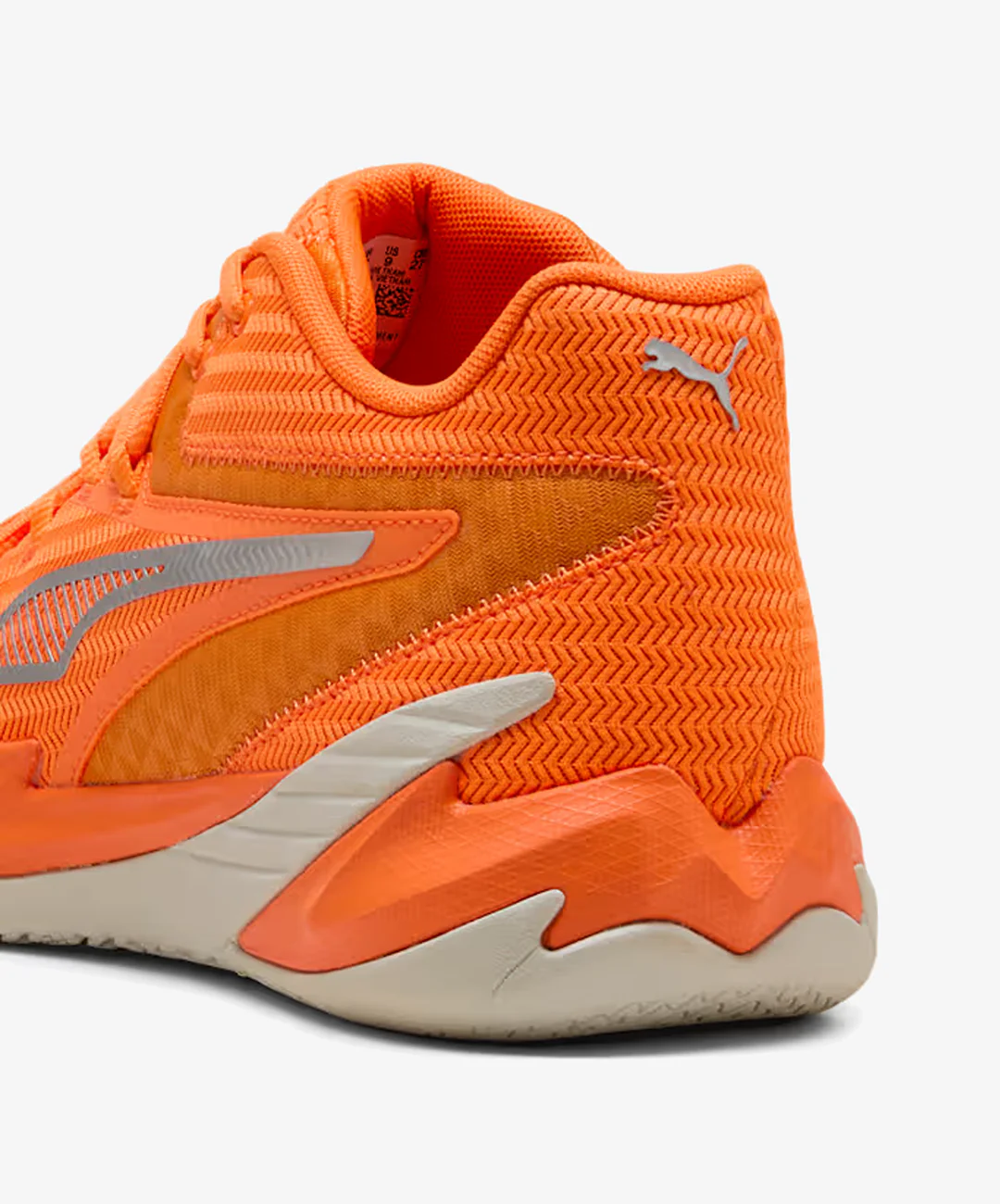 Puma | THE DAGGER BASKETBALL { ORANGE GLO-PUMA SILVER-SEDATE GRAY - Image 5