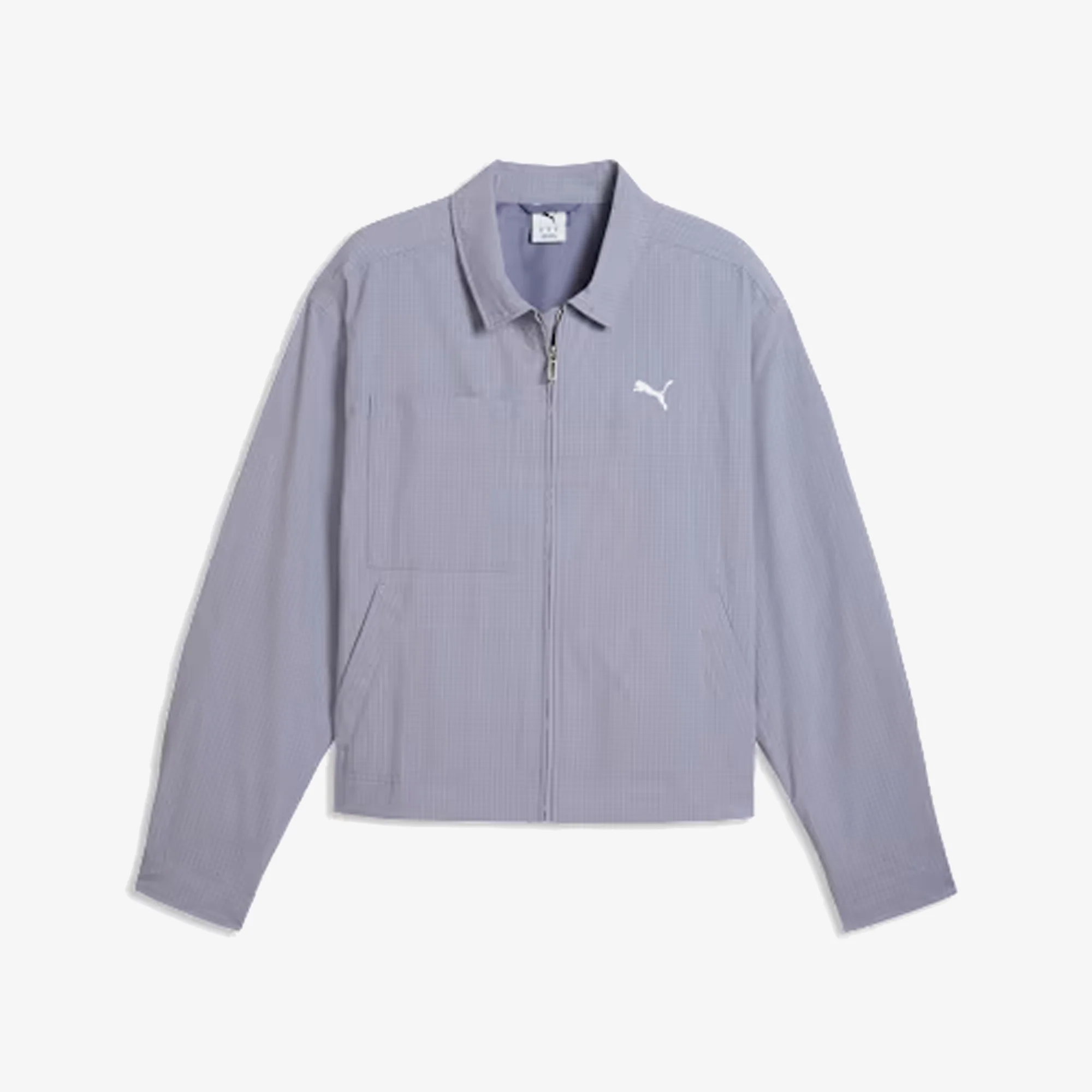 PUMA | WARDROBE ESSENTIALS WATER- REPELLENT JACKET { GRAY SKY - Image 4