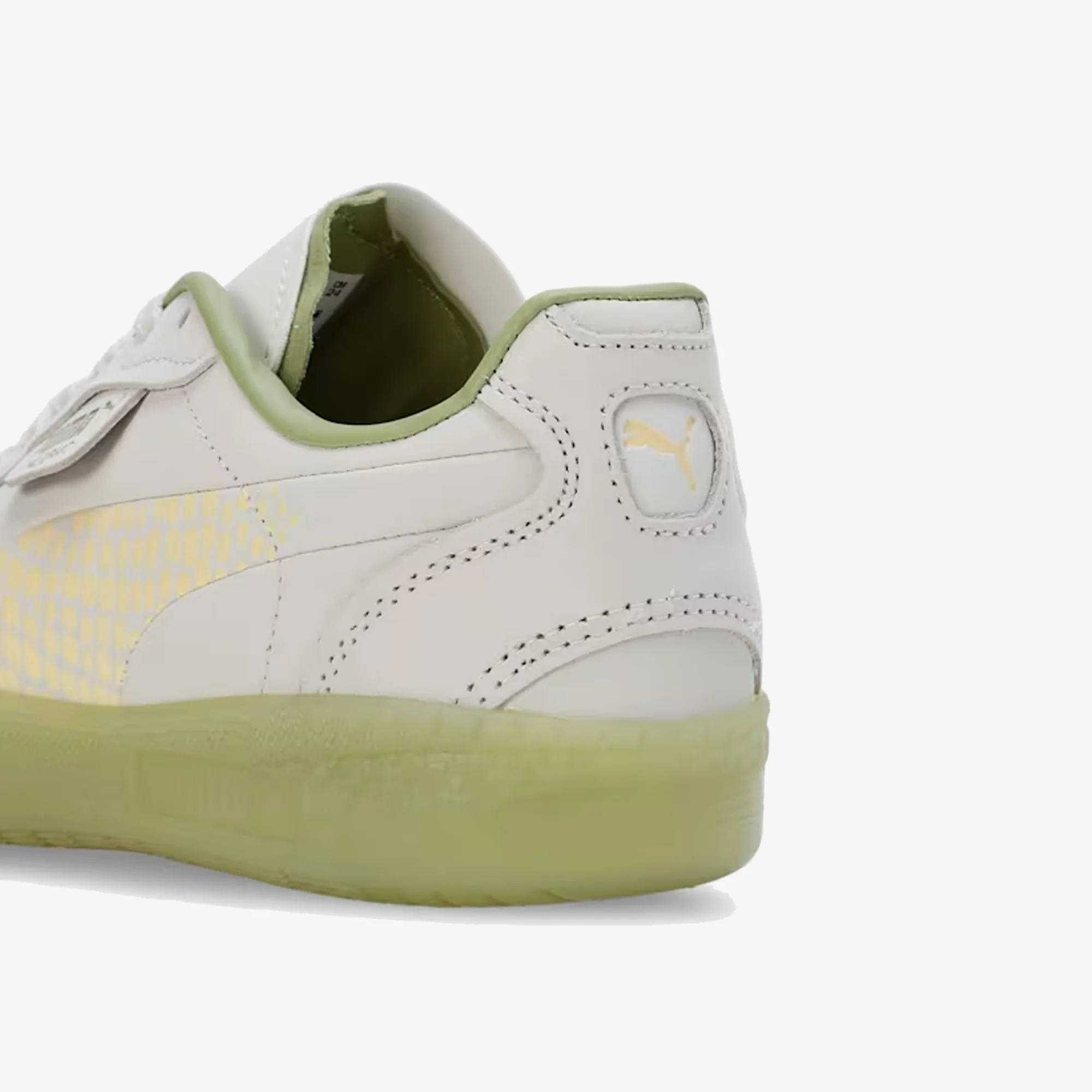 PUMA | PALERMO { VAPOR GRAY-CREAMY/GREEN - Image 4