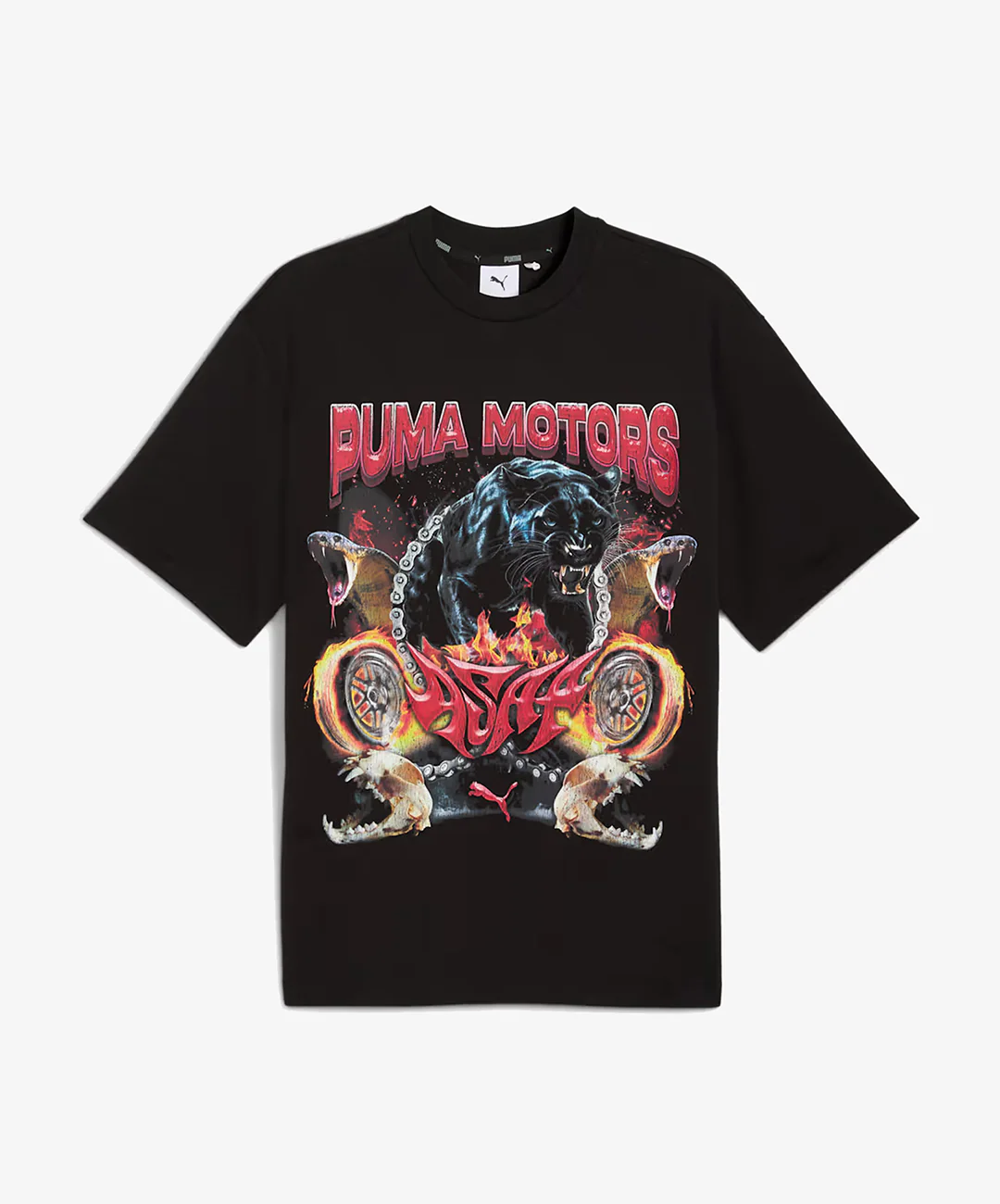 PUMA | x A$AP ROCKY MOTORS TEE { BLACK - Image 3