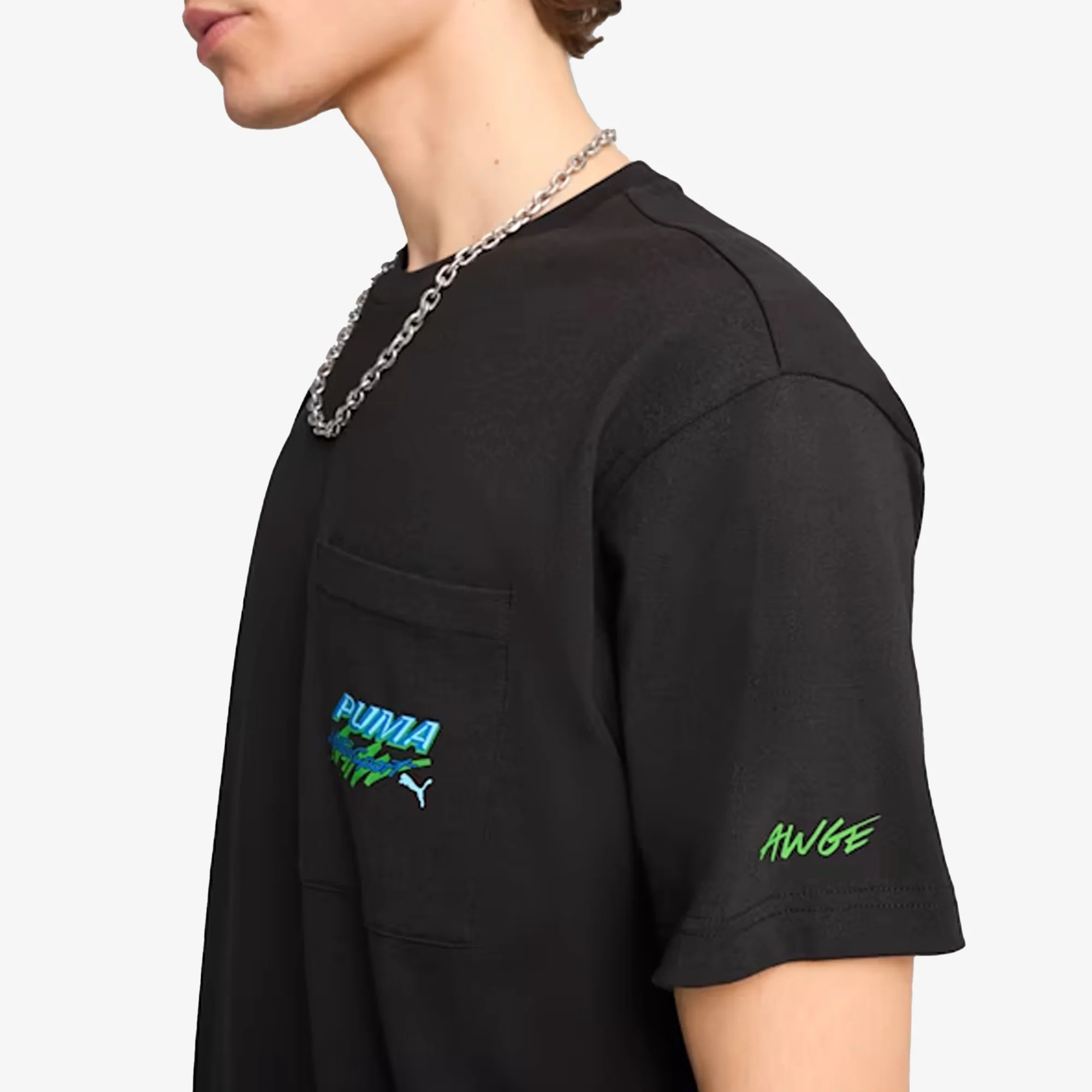 PUMA |X A$AP ROCKY POCKET TEE { PUMA BLACK - Image 5