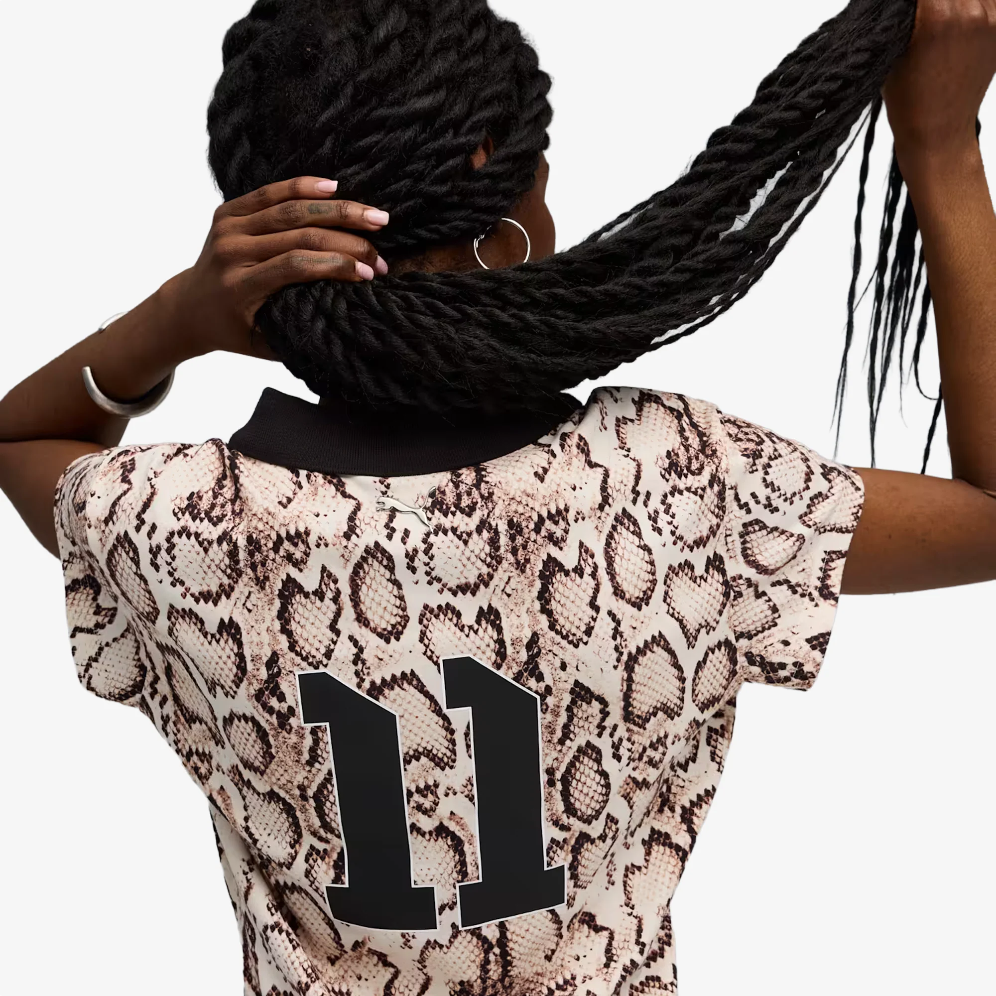 PUMA | x A$AP ROCKY SNAKE SKIN FUTBOL DRESS { FROSTED IVORY-AOP - Image 3