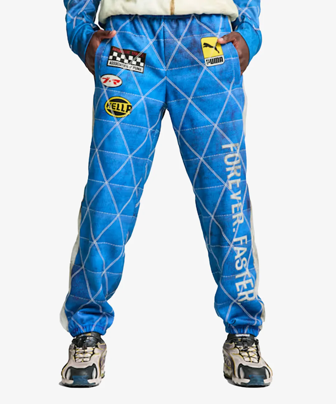 PUMA |X A$AP ROCKY QUILTED SWEATPANTS { CLYDE ROYAL - Image 2