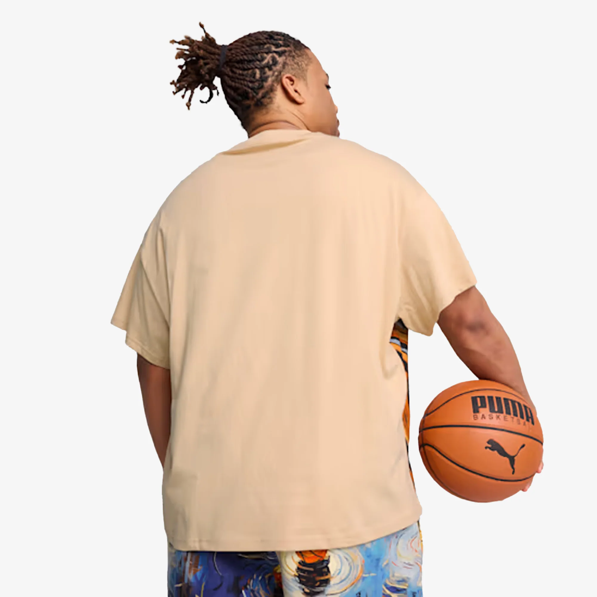 PUMA | X DYLAN EXHIBIT TEE { LIGHT SAND - Image 4