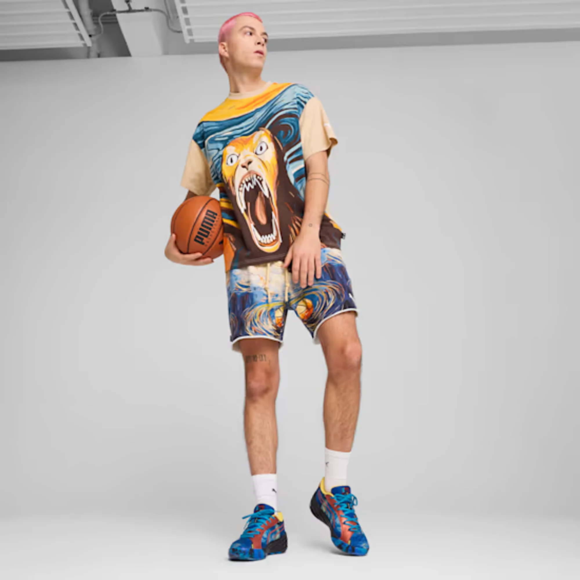 PUMA | X DYLAN EXHIBIT TEE { LIGHT SAND - Image 6