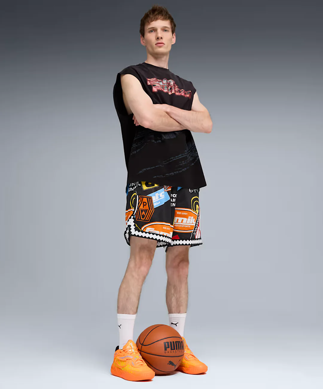 Puma | x FAST & FURIOUS MB.05 LA { ORANGE/YELLOW - Image 8